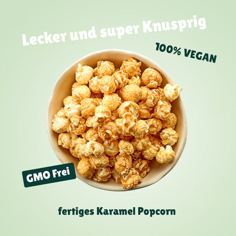 Veganes Popcorn - Salted Caramel