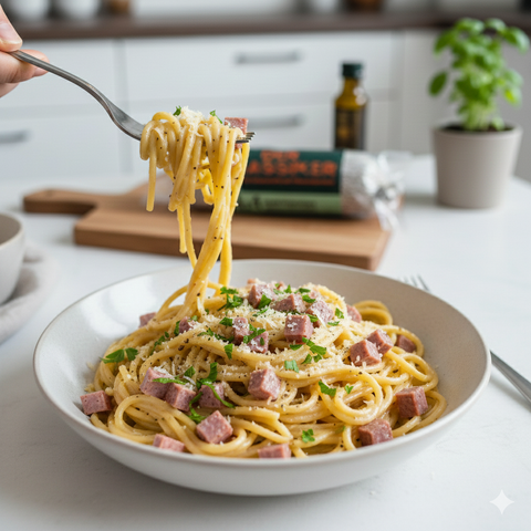 Vegane Carbonara (von Timo Franke)